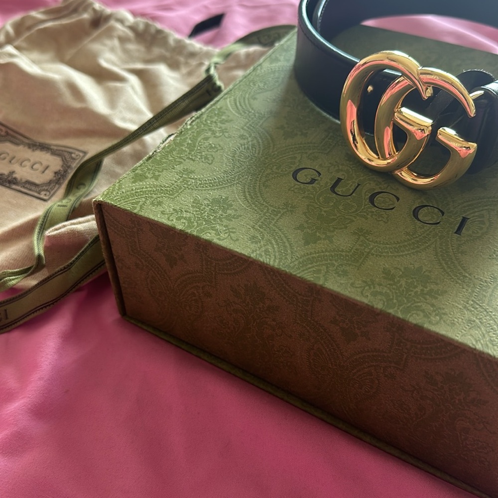 Gucci Belt in pristine condition original comes with a box, dustbag and ribbon - Picture 1 of 5